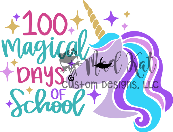 100 Magical Days Unicorn HTV transfer