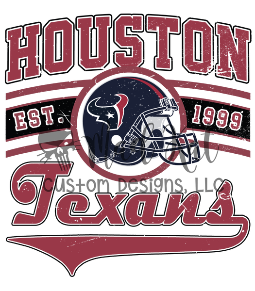 Texans Sublimation Transfer