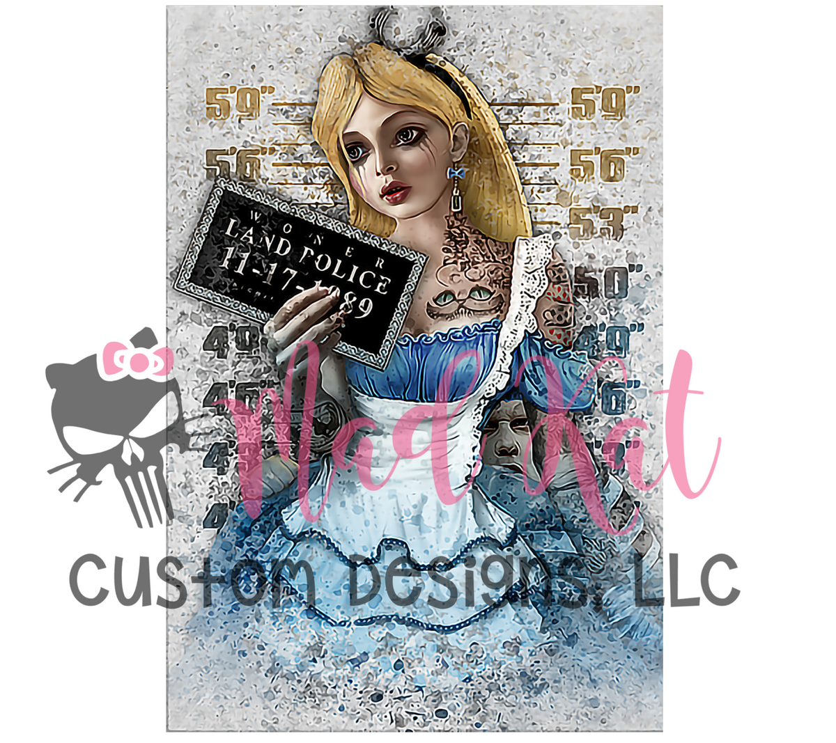 Mugshot 1 HTV transfer – Mad Kat Custom Designs, LLC