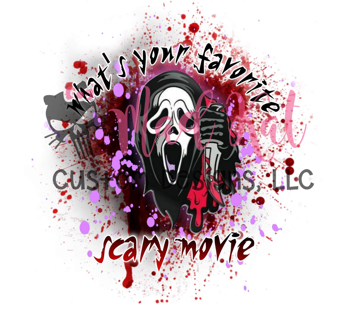 Ghost Face: What's Your Favorite Scary Movie PRINTS and STICKERS – Art Lab  Candy