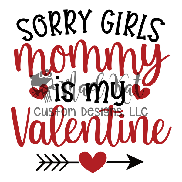 Mommy is my Valentine HTV transfer