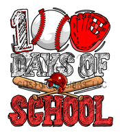 100 Days Baseball HTV transfer