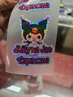 Custom Holographic Glitter Decal (100 Pack)