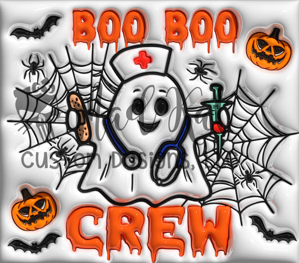 Design For Boo Boo Boo Boo Crew Tumbler Print – Mad Kat Custom Designs, LLC
