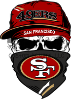 49 er Skull Sublimation Transfer