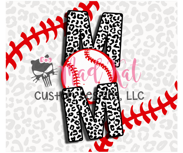 Baseball Mom Tumbler Print