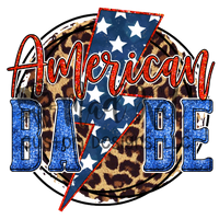 American Babe Sublimation Transfer