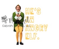 Angry Elf HTV transfer