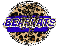 Bearkats Leopard Circle HTV transfer