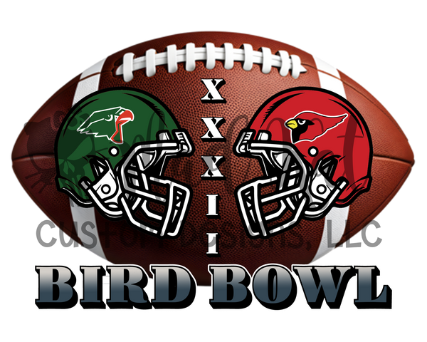 Bird Bowl 2024 HTV transfer