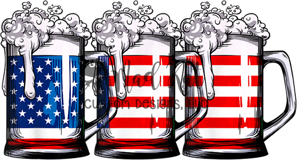 American Beer Sublimation Transfer