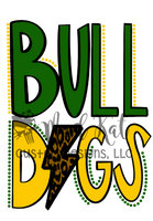 Bulldog Bolt Sublimation Transfer