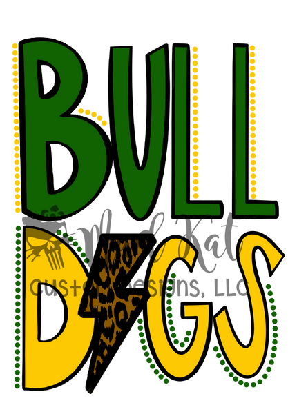 Bulldog Bolt Sublimation Transfer