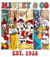 Christmas Characters HTV transfer