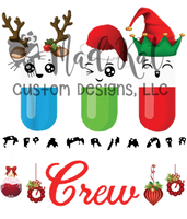 Christmas Pharmacy Crew HTV transfer