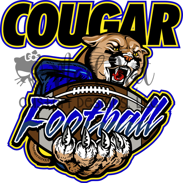 Cougars Football Sublimation Transfer