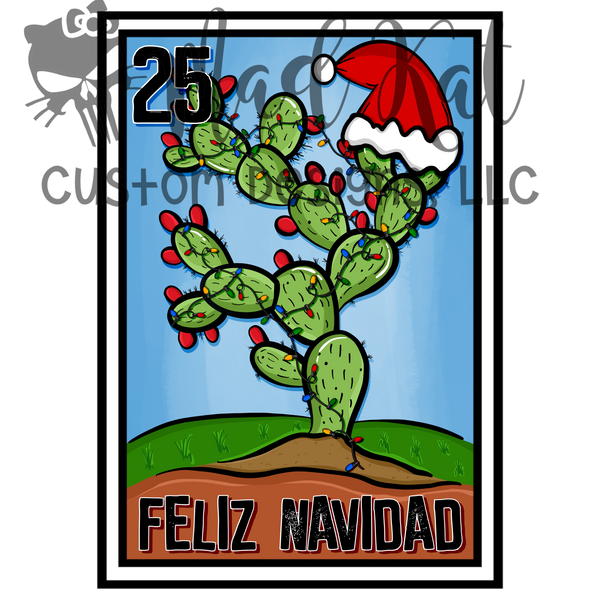 Navidad Loteria Sublimation Transfer