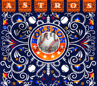 Astros Fiesta Tumbler Print