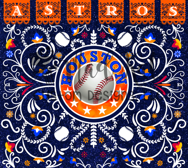 Astros Fiesta Tumbler Print