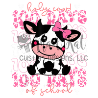 100 Days Cow HTV Transfer