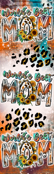 Worlds Best Mom Western Pen Wrap