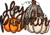 Hey Pumpkin Trio Sublimation Transfer