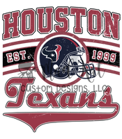 Texans Sublimation Transfer