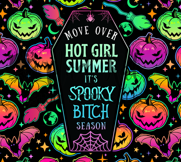 Move Over Hot Girl Spooky Tumbler Print