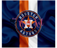 Astros Satin Tumbler Print