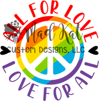 All for Love Sublimation Transfer