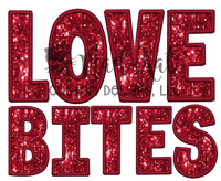 Love Bites Faux Embroidery HTV transfer