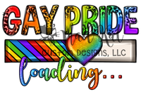 Gay Pride Loading HTV transfer