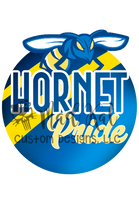 Hornet Pride Circle HTV transfer