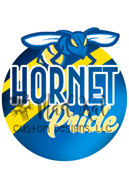 Hornet Pride Circle HTV transfer