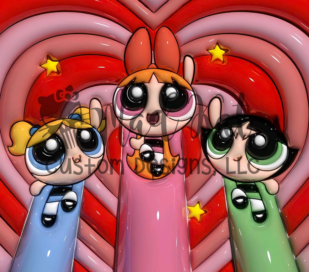 Puff Girls Tumbler Print – Mad Kat Custom Designs, LLC