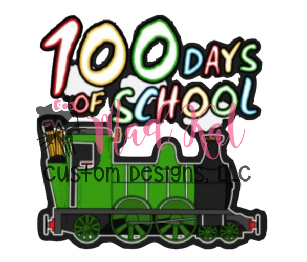 100 Days Train Sublimation Transfer