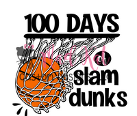 100 Days Slam Dunk Sublimation Transfer