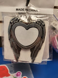 Heart Sublimation charm