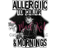 Allergic to Color HTV transfer