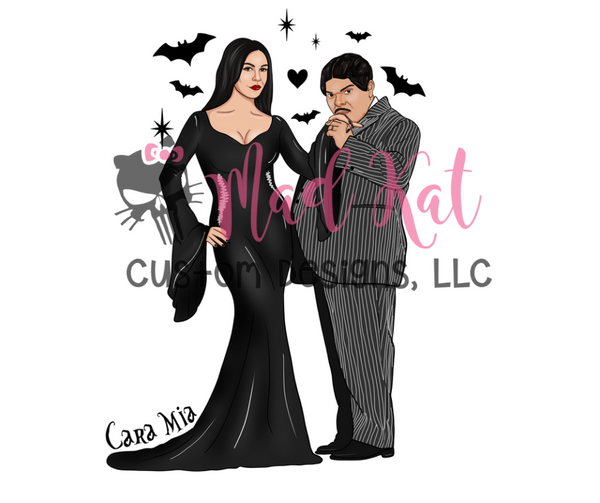 Goth Couple Sublimation Transfer