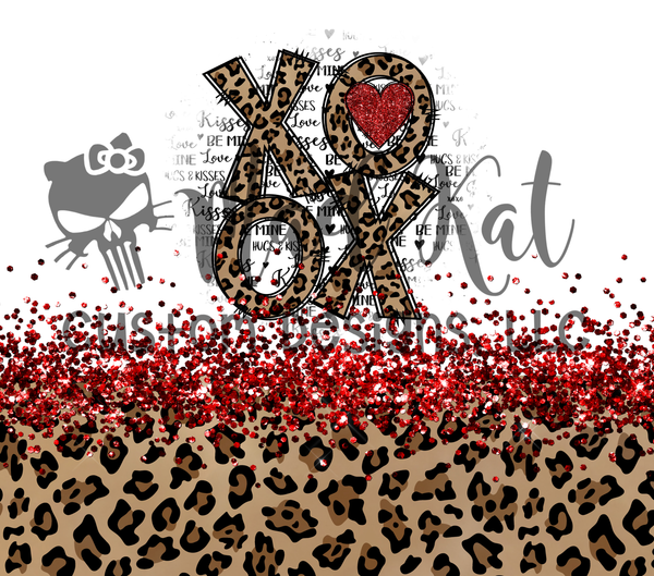 XOXO Tumbler Print