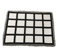 20 panel Sublimation Woven Throw Blanket
