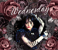 Wednesday Roses Tumbler Print