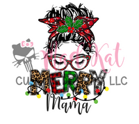 Merry Mama Sublimation Transfer