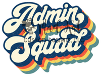 Admin Squad Sublimation Transfer