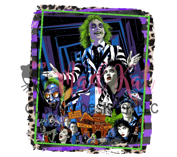 Beetlejuice Sublimation Transfer