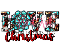 Christmas Gemstone HTV transfer
