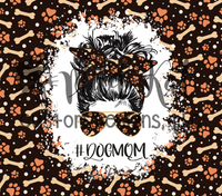 Dog Mom Bones Tumbler Print