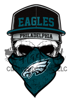 Eagle Skull HTV transfer