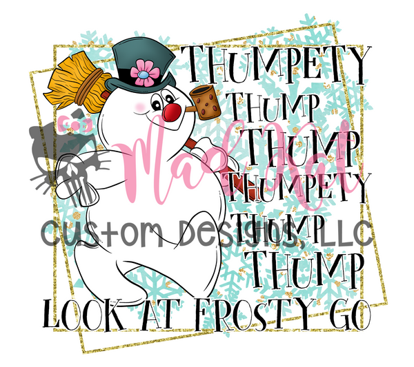 Frosty the Snowman Sublimation Transfer